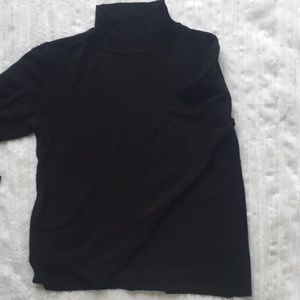 PHILOSOPHY | Black Mock Turtleneck Sweater